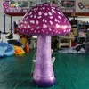 2M 6.5ft highwholesale usine au détail éclairage gonflable modèles de champignons ballons de champignons artificiels plantes de simulation pour la décoration extérieure avec ventilateur