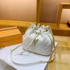 Ontwerpers Drawring Tassen Luxe bucket Bag Mini Handel Handtassen Canvas Pouch Women Lady Messenger Bag Satchel Chain Schouder Purse Turnes Designer Vintage Sacoche