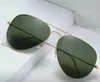 2024 designer zonnebril 3025 ray mannen ban luxe piloten zwart frame heren dames Sonnenbrille brillen metalen lenzen raybann hebben doos