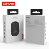 Möss Lenovo M202 2.4 GHz Trådlöst muskontor 4 Keys Mute Mice Ergonomisk design med 3 justerbara DPI för PC Laptop Black