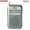 Radio Degen de333 Radio AM / FM Récepteur Portable Mini POCKET POCKET Taille de poche deux groupes Radio FM Radio Radio Sensibilité haute sensibilité