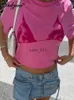 Chemisiers pour femmes chemises chemises 2023 été à manches courtes col rond Bikini chemise Sexy Streetwear vêtements de sport goutte Y2K 240229