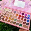 Skugga 45 färger Pretty Girl Matte Eyeshadow Palette Fall med spegel Glitter Eye Shadow Blush Pigment Makeup Palette For Face Eyes