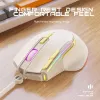 Souris RGB USB Filaire Gaming Mouse 12800DPI Réglable 9 Touches Ergonomi PC Ordinateur Portable Bureau Mini Souris Poignée Macro Définition Programmation