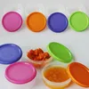 Storage Bottles 8.5cm Round Mini Plastic With Lids 150ML Freezer Box Boxes Fresh-keeping Food