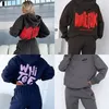 Designer Sportswear White Fox Hoodie Set Stuk Dames Heren Pak Sportief Lange Mouw Trui Met Capuchon Effen Kleur Trainingspak Meerkleurig Sweatshirt Ay2u