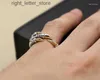 Rings Cluster Rings Bicolor Silver Dragon Claw Pinky Ring For Men Women Little Finger Adjustable 240229