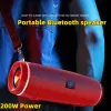 Lautsprecher Tragbarer IPX7 Wasserdichter Outdoor-HIFI-Säulenlautsprecher Drahtloser Bluetooth-Lautsprecher Subwoofer Stereo-Soundbox FM-Radio TF Boombox