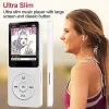 Speler MP3-speler MP4-muziekspeler Opnemen Digitaal scherm Walkman-speler HiFi Bluetooth 5.0 Draagbare eBook Radio Muziek afspelen