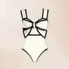 Zwemkleding 2024 Nieuw Strikje Eendelig Badpak Voor Vrouwen Badmode Met Rok Badpak Monokini Strandbodysuit Strandkleding 240229