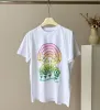 Zomer nieuwe stijlen Damesmode t-shirt met korte mouwen Print liefdeswereld Casual slim fit mooie dag T-shirt tees