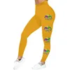 Legginsy damskie Mardi Elobery Funny Hat Graphic Printed Fancy Sports Fitness trening jogi