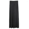 Women's Pants Spring And SummerWomen's Ice Silk Light Wide Leg Solid Color High Waist Loose Versatile Straight Casual