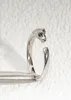 Band Top C Pure Sterling Sier for Women Panther Rings Rose Gold Green Eyes Wedding Jewelry Engagement Brand