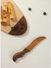 Knives Creative Wooden Dinner Cute Retro Style Black Walnut Cheese Knife Butter Eco No Paint Wax Kitchen Jam