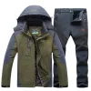 Sets Warme Mannen Vrouwen Skipak Waterdicht Winddicht Skiën Snowboarden Jas Broek Set Vrouwen Winter Sneeuwkleding Pakken