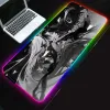 Kuddar Mousepad RGB Honkai Star Rail Mouse Carpet Nonslip Pad Office Accessoarer för skrivbordsmatta Gamer Keyboard Gaming Mats XXL Stor matta