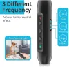 Attrezzatura Repellente per cani Dispositivo antiabbaio Dispositivi ad ultrasuoni per addestramento alla corteccia del cane 3 modalità USB ricaricabile con torcia Forniture per animali domestici