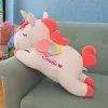 パーソナライズされた30cm 60cmかわいいユニコーンぬいぐるみ高品質ピンクの馬甘い女の子の家の装飾睡眠枕ギフト子供