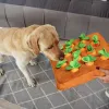 Zabawki interaktywne zabawki dla psów trwałe nadziewane marchewki Pluszowe karmienie mata psa trening zapach zapach nosek smakołyki gry pluszowe zabawki