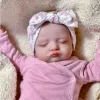 Poppen 19 inch Vinyl Reborn Doll Kit Handgemaakte Baby Rosalie Reborn Supply DIY Doll Kit Toy Doll Onderdelen met stoffen lichaam