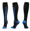 anti-slip sport soccer football socks nylon quick dry cycling High Knee socks men compression Stocking football boot socks