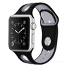 Designer silikonowy gumowy opaska zegarek do Apple Watch Series 4 3 2 Dual Colour Tray Band 44 mm 40 mm 42 mm 38 mm Sportowa bransoletka Izeso DesignRh7rrh7r