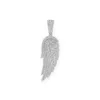 Handla Moissanite Yellow Gold Hip Hop Antique Angel Wing Pendant för män/ kvinnor Certifikat Diamondtillverkare