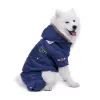 Parka Spedizione gratuita Grandi vestiti per cani Cappotto per animali domestici Giacca invernale Abbigliamento caldo Abbigliamento per cuccioli Colore rosso blu Taglia 2XL5XL
