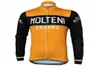 2021 Совершенно новый флисовый термовелосипедный Джерси Team Molteni с длинными рукавами Eddy Merckx7661058