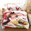 セット2023 Azur Lane Bedding Set Single Twin Full Queen King Size Bed Set Aldult Kid Bedroom DuvetCoverセット3Dアニメベッドシートセット