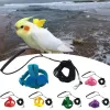 Ringen Lange Kabel Vogelharnas Leash AntiBite Trainingstouw Decoratief Lichtgewicht Parkiet Papegaaivest Touw voor Vogel