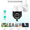Dual Objektiv 2,8mm 12mm PTZ Wifi Kamera 4MP 2K Audio Farbe Nachtsicht Ai Menschliche Erkennung Outdoor CCTV Sicherheit IP