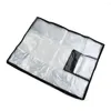 저장 백 실용적인 내구성 수하물 커버 투명한 검은 여행 방수 1pcs 안티 스크래치 수하물 케이스