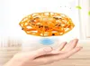 Anticollision RC Aircraft Mini Flying Helicopter Toys UFO med LED Magic Hand Ball Induktion Drone Sensing Fjärrkontroll Helicop2735387