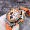 Современные часы с хронографом AP Наручные часы Royal Oak Offshore Series 26217BC Хронограф Мужской VIP ограниченный выпуск из 12 экземпляров из белого золота 18 карат