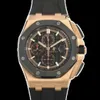 Dress Watch Fashion Wristwatch AP Wrist Watch Royal Oak Offshore 18k Rose Gold Automatic Machinery Male 26401RO OO A002CA.02 26401RO OO A002CA.02