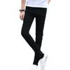 Jeans pour hommes Simple Hommes Slim Fit Denim Long Pantalon 3D Coupe Crayon Mâle Automne Vêtements Quotidiens