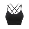 Outfit Thin Strap Crossing Beauty Back Yoga Sports Bra QuickDrying Shockproof Running Workout Exercise Underwear Large Size Tops