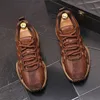 Retro sapatos casuais nova versão coreana da tendência sapatos esportivos moda masculina confortável sapatos masculinos 10a6