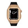 Designer Smart Straps Ap Watches Mod Kits Smart Straps Alloy Frame Case Fit Silikon-Uhrenarmband Strap Band Tragbarer Ersatz für Apple Watch Series 3 4 5 6 7 8 SE iWatc