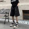 Pantaloncini da uomo Casual Uomo Estate Fresco Traspirante Stile europeo Tasche con design con cerniera Pantaloni esterni eleganti per adolescenti Hip Hop