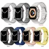 مصمم الأشرطة الذكية من الفولاذ المقاوم للصدأ من التيتانيوم ، شريط الفراشات ، شريط النجوم ، For Apple Watch 8 Ultra 49mm ، For Iwatch Series 7 6 5 Bracele