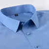 Koszulki mężczyzn Męskie Klasyczne biznes długie rękawie Tatting Traceless Solid Elegancka Formal Shirt swobodna standardowa odzież robocza męska