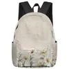 Backpack Vintage Flowers Women Man Backpacks Waterproof Multi-Pocket School For Student Boys Girls Laptop Book Pack Mochilas