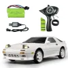 CARS LDRC LD1802 RX7 1/18 RC DRIFT CAR 2.4G 2WD RC CAR مع LED LID