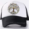 Cappellini da baseball Druid Tree Casual Mesh Baseball Donna Uomo Cappelli Snapback regolabili per Berretto da camionista Hip Hop Streetwear Cappello da papà