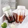 Garrafas de água 450/600ml copo de fermentação fria com filtro de escala garrafa de chá de viagem cafeteira jar leite cerveja cola suco drinkware pode