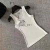 Camicette da donna Camicie Maglieria da donna Gilet traspirante sportivo lavorato a maglia con ricamo di design 240229