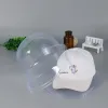 Snapbacks 4st Baseball Cap Duck Tongue Hat AnideFormation Display Stand kan hänga transparent box lagringskapstöd pvc dammskydd